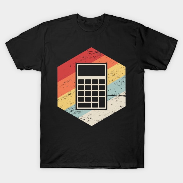 Retro Calculator | Accountant T-Shirt by MeatMan